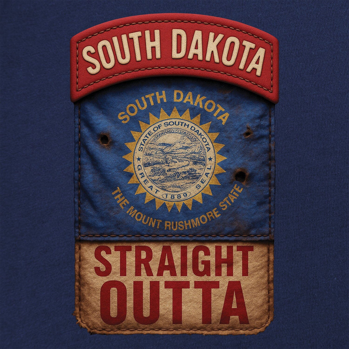 State Tab Shirt: South Dakota Shirts