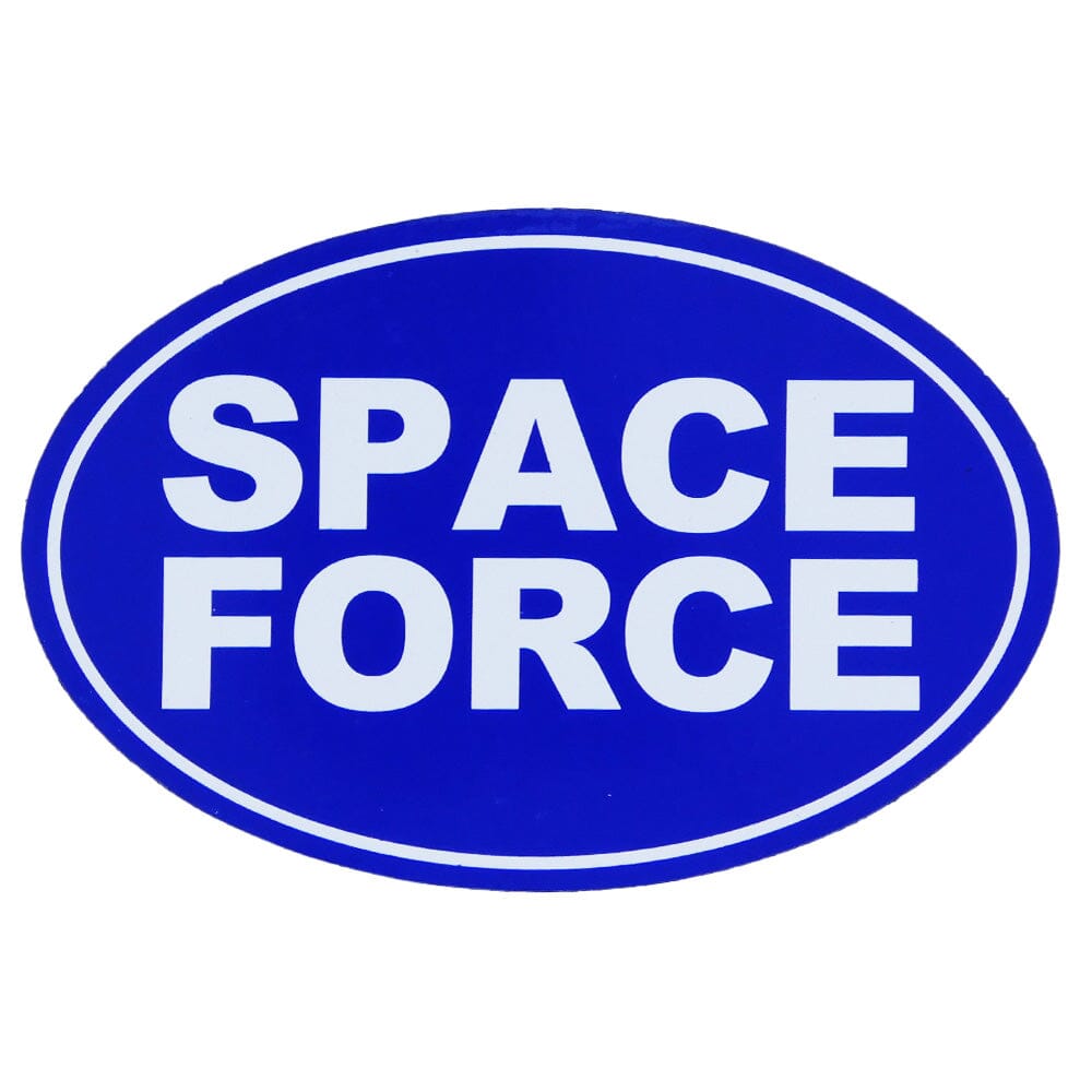 Space Force Text Auto Magnet Stickers and Decals