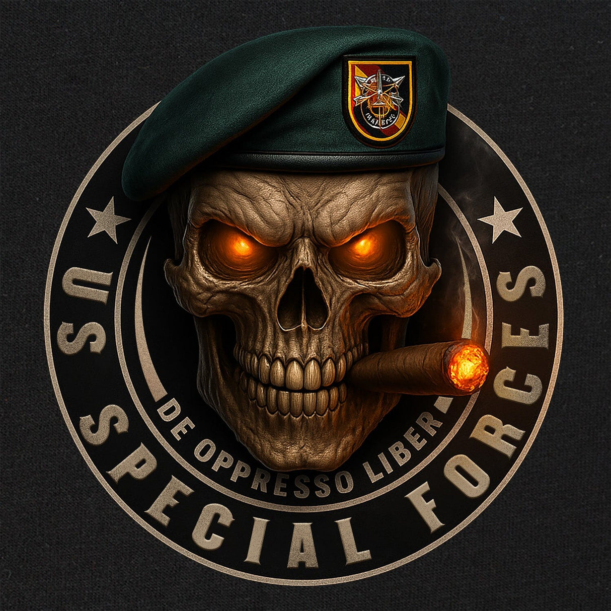 US Special Forces Skull T-Shirt Shirts