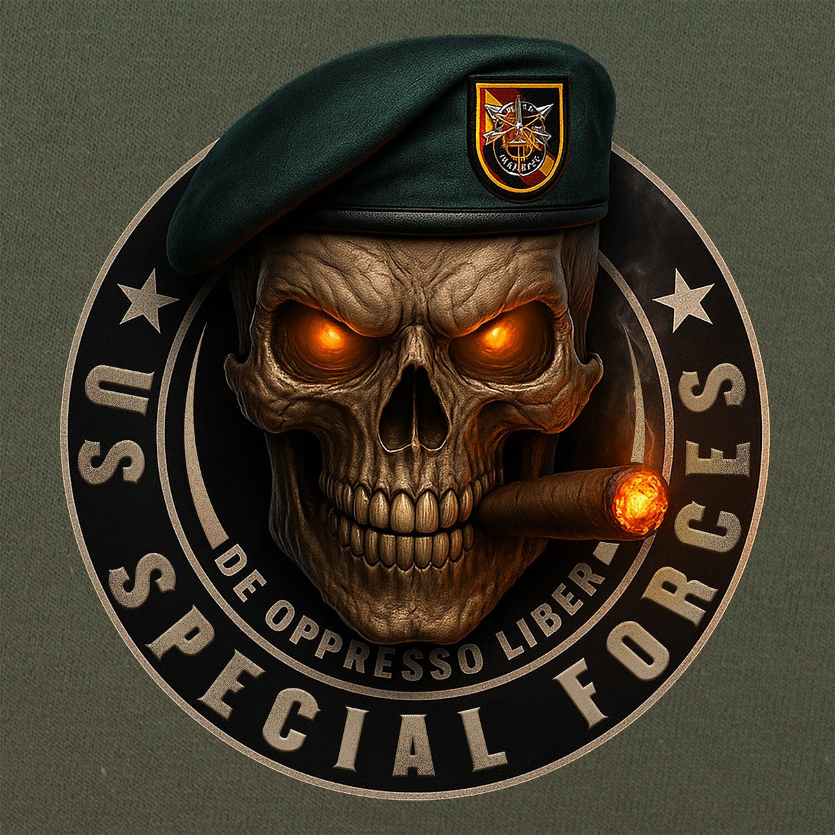 US Special Forces Skull T-Shirt Shirts