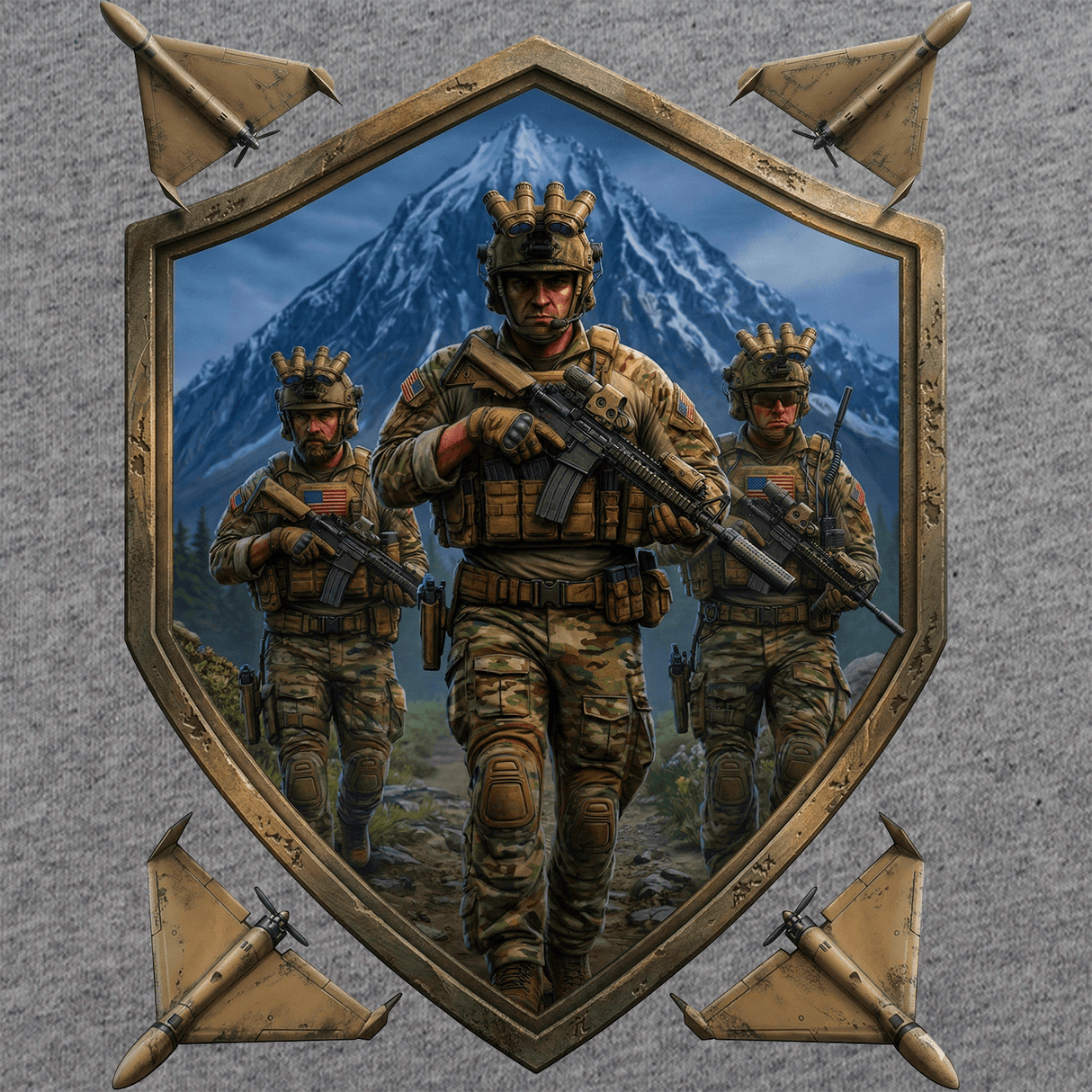 Special Forces Drones T-Shirt Shirts