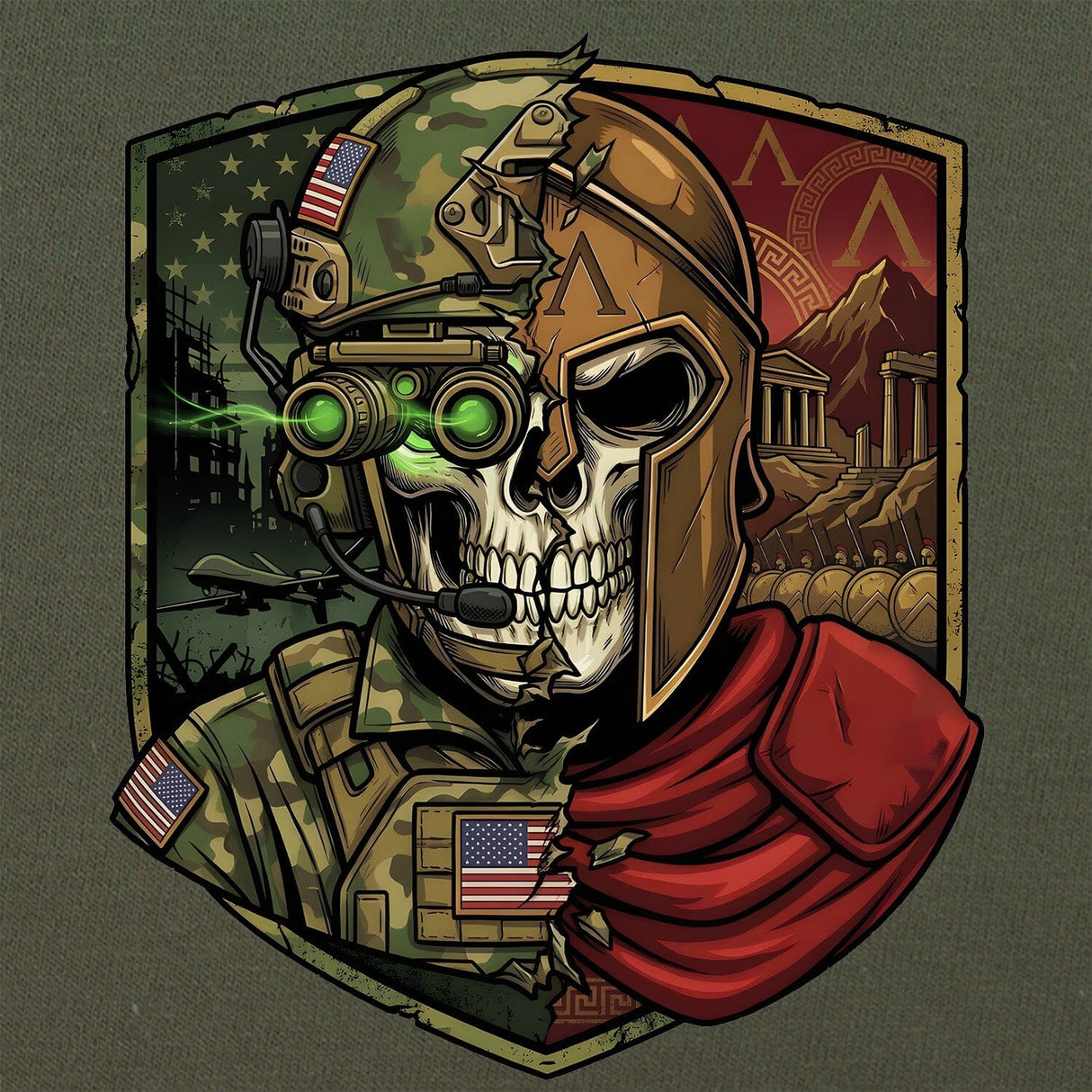 Special Forces Spartan T-Shirt Shirts