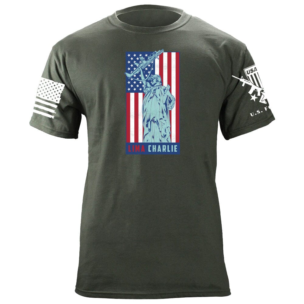Statue of Liberty Operator T-Shirt Shirts 87032-S-MG