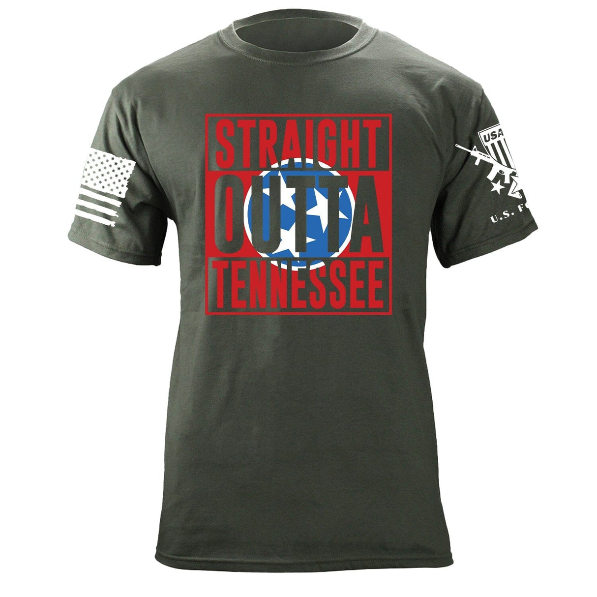 Straight Outta Tennessee T-Shirt Shirts 87177-S-MG