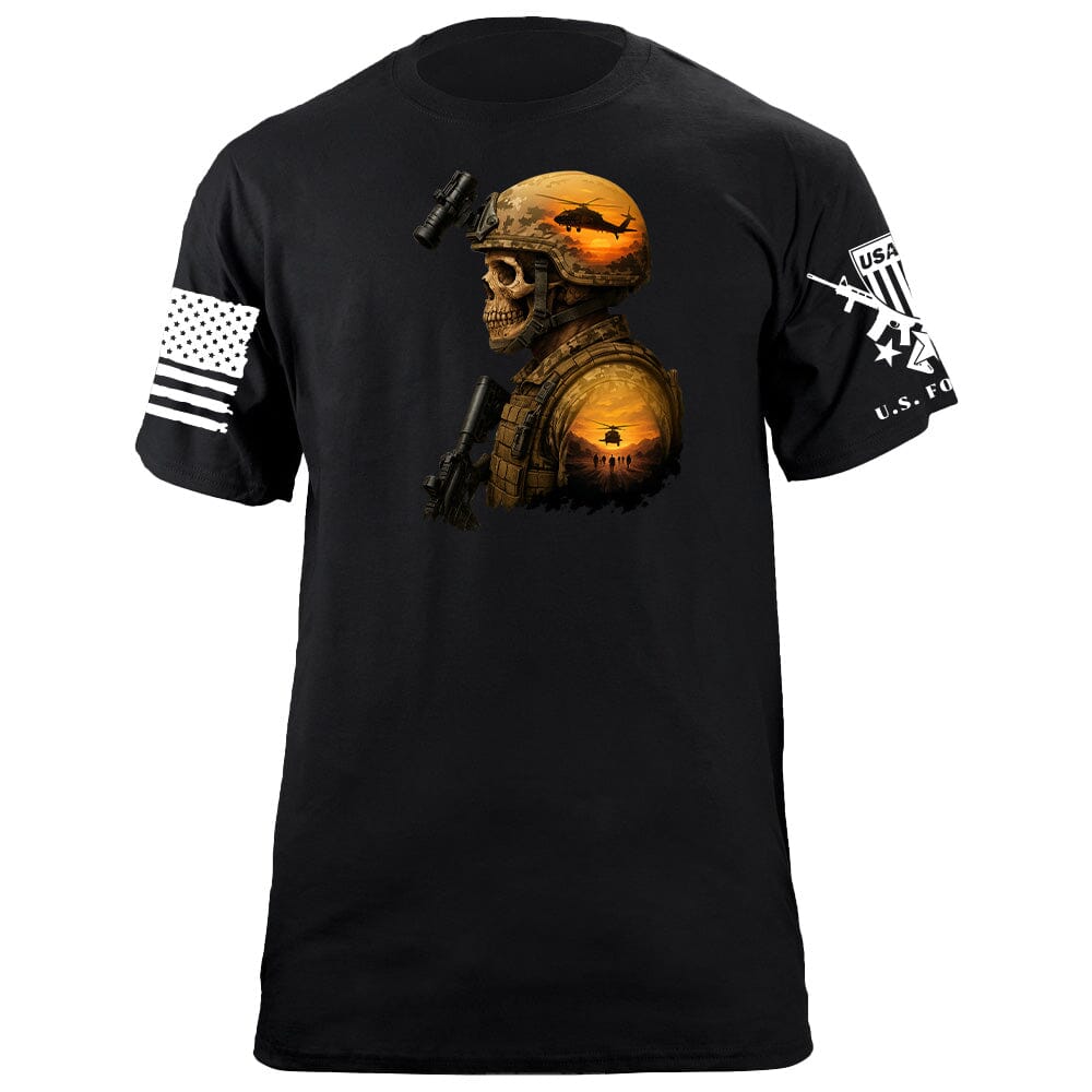 Army Sunset Infantry T-Shirt Shirts 86368-S-BK