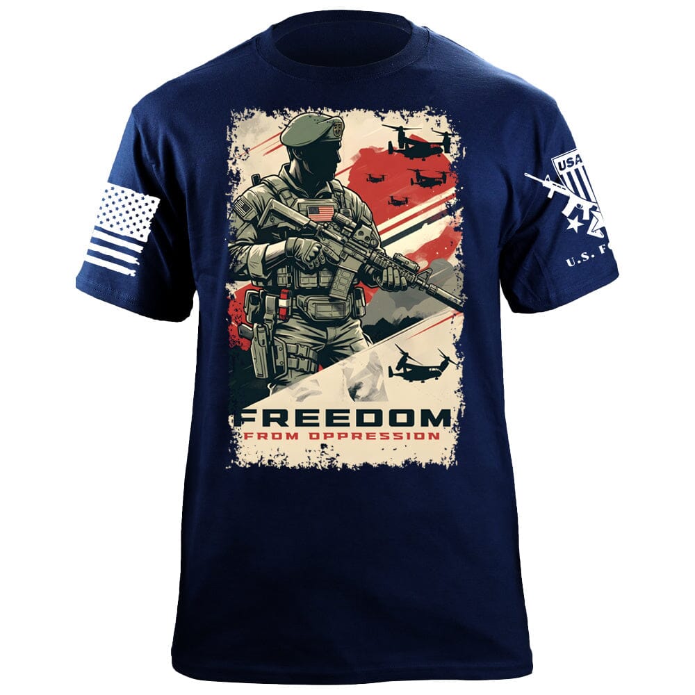 Freedom from Oppression T-Shirt Shirts 88226-S-NAVY
