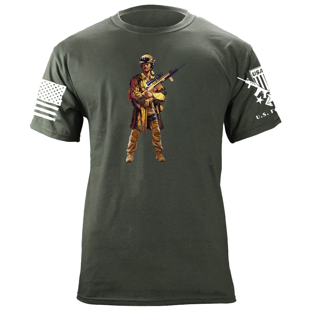 Tactical Davy Crockett T-Shirt Shirts 87066-3XL-MG