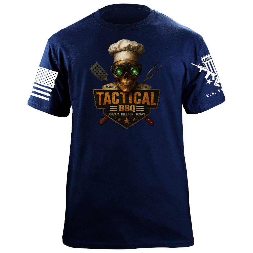 Tactical Chef BBQ T-Shirt Shirts 86375-S-NAVY