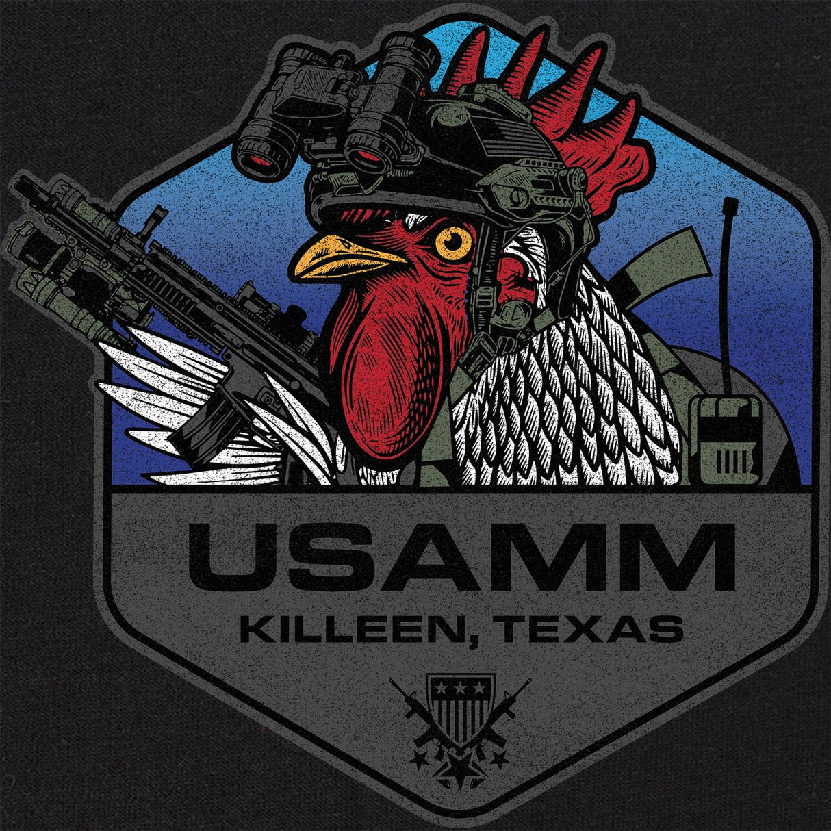 Tactical Rooster Polygon T-Shirt Shirts