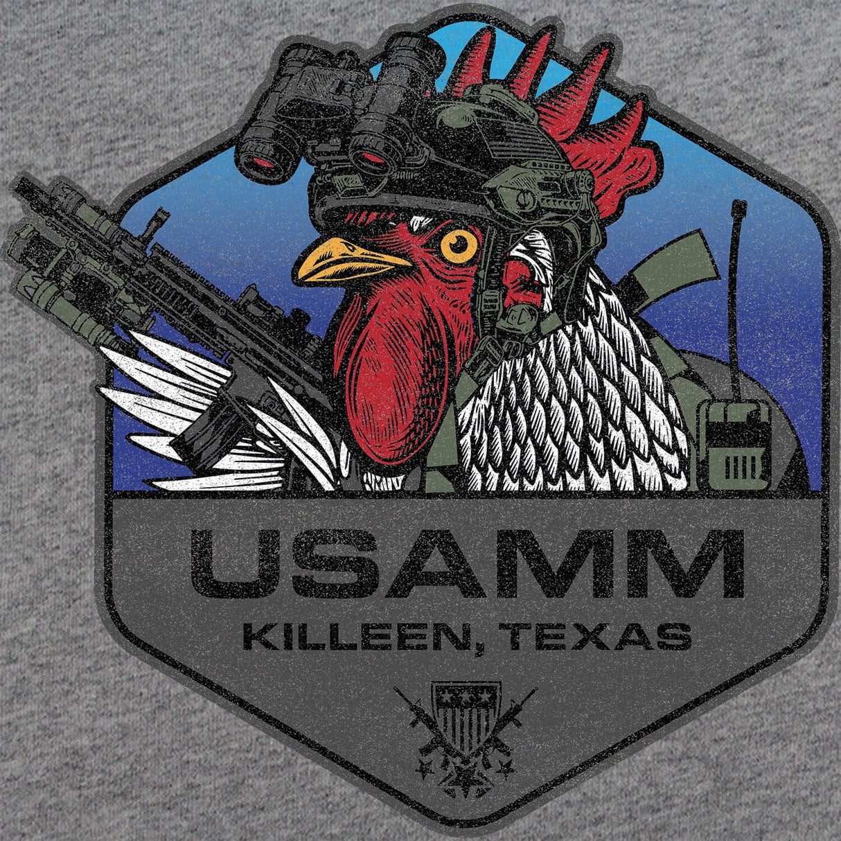 Tactical Rooster Polygon T-Shirt Shirts