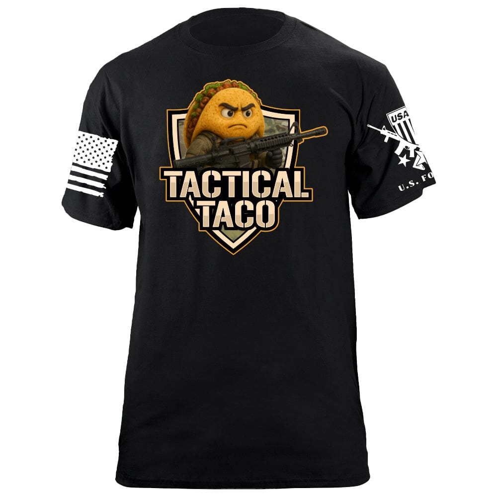 Tactical 3-D Taco T-Shirt Shirts 86376-S-BK