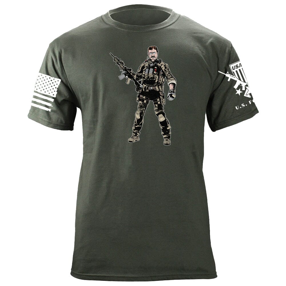 Teddy Roosevelt Operator T-Shirt Shirts 87037-S-MG