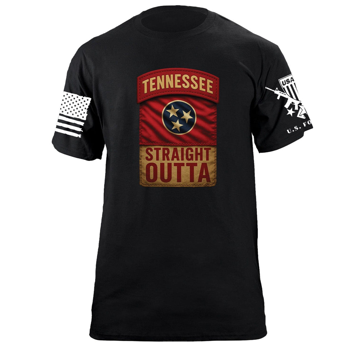 State Tab Shirt: Tennessee Shirts 86420-S-BK