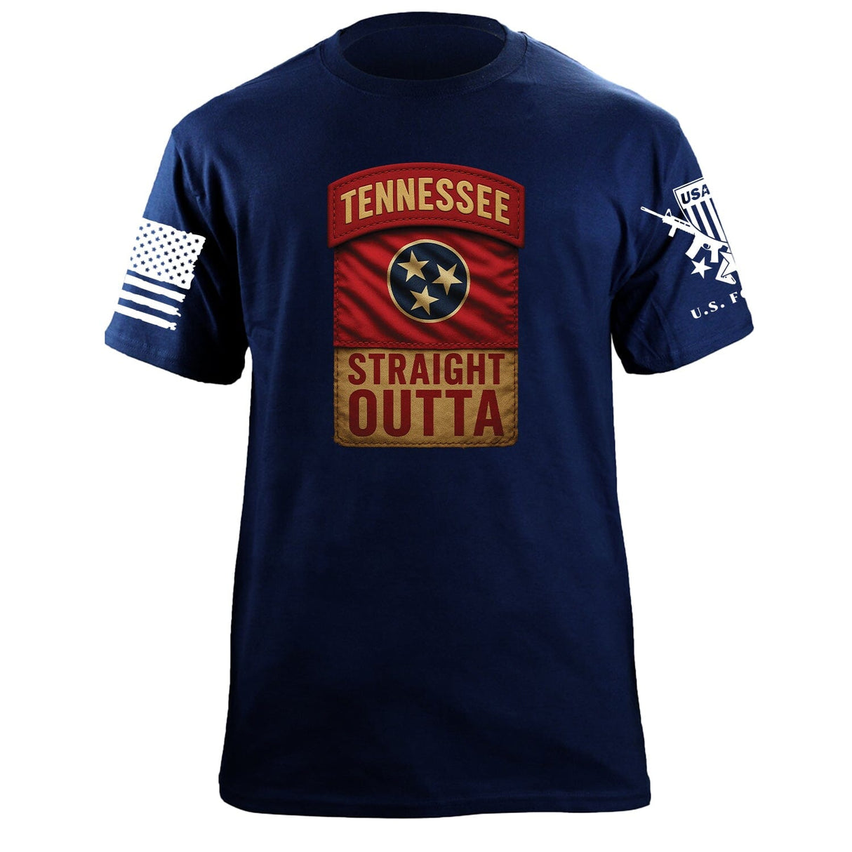 State Tab Shirt: Tennessee Shirts 86420-S-NAVY