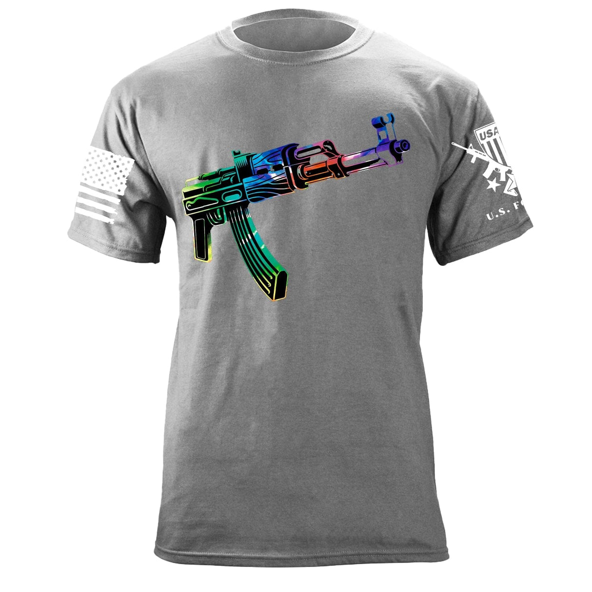 Tie-Die AK-47 T-Shirt Shirts 87226-S-HG