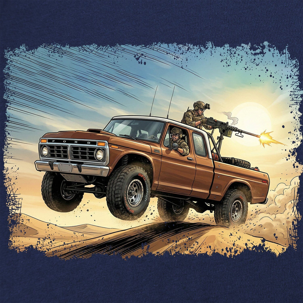 Square Body 50 Cal T-Shirt Shirts