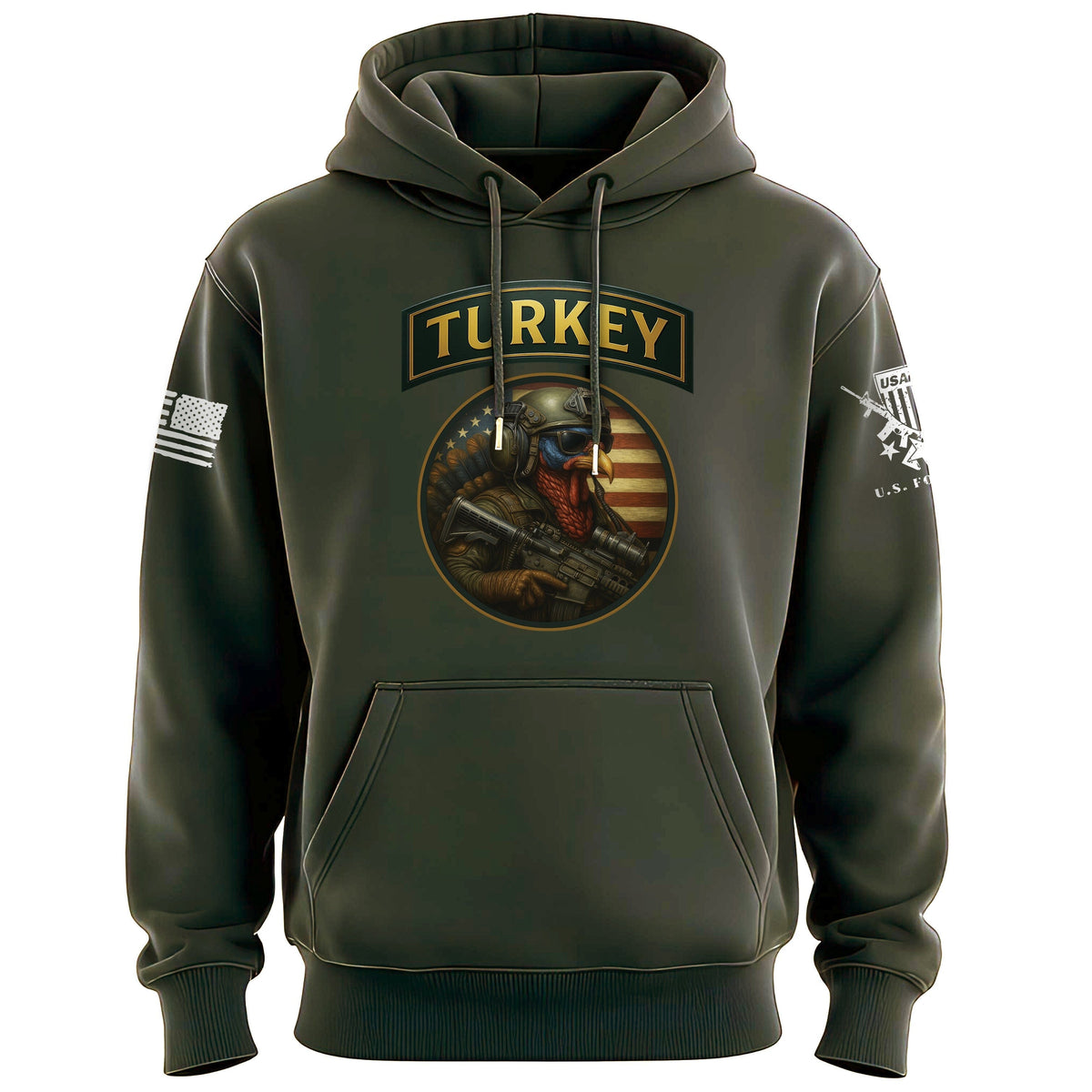Turkey Operator Hoodie Hoodies 100358-S-MG
