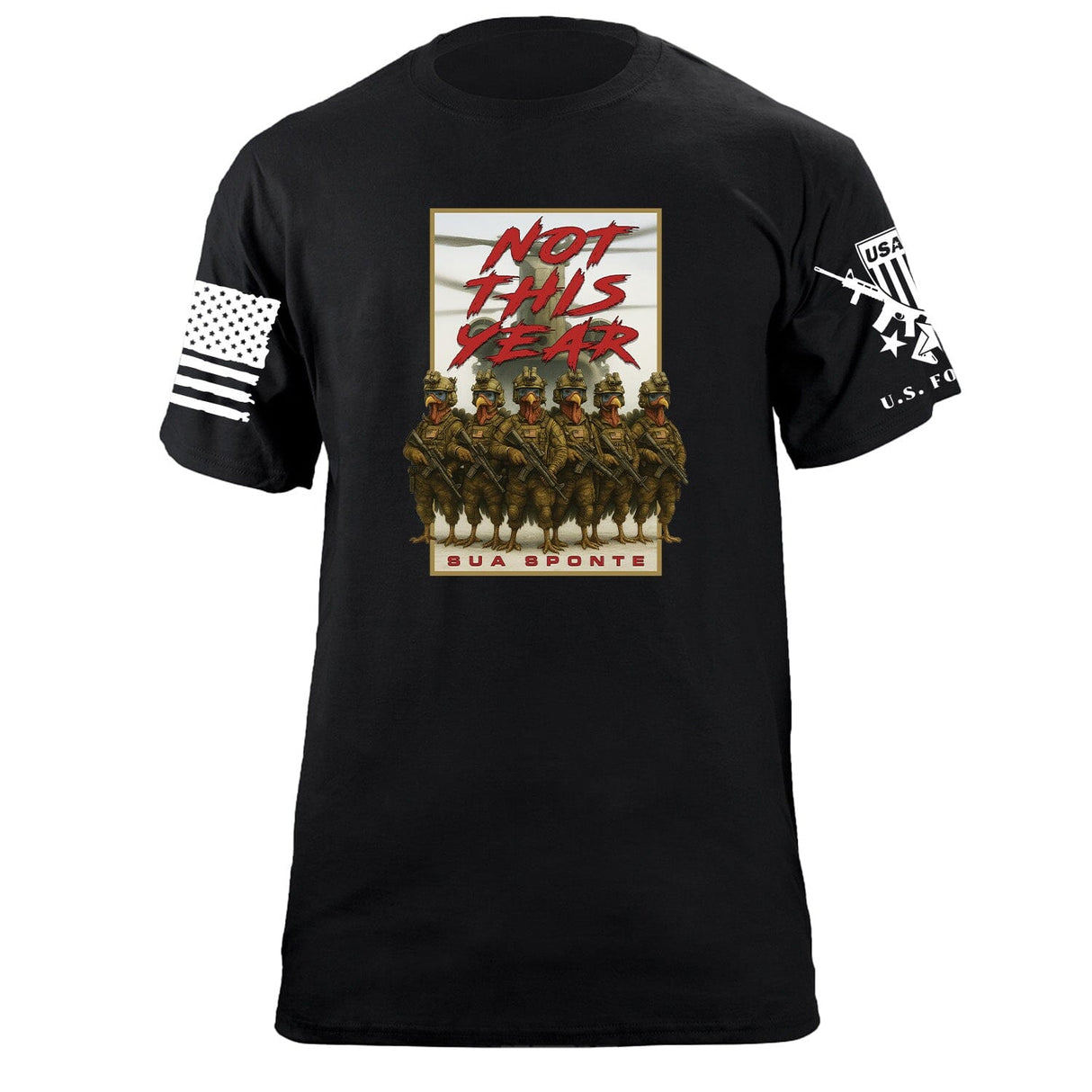 Turkeys - Not This Year T-Shirt Shirts 87296-S-BK