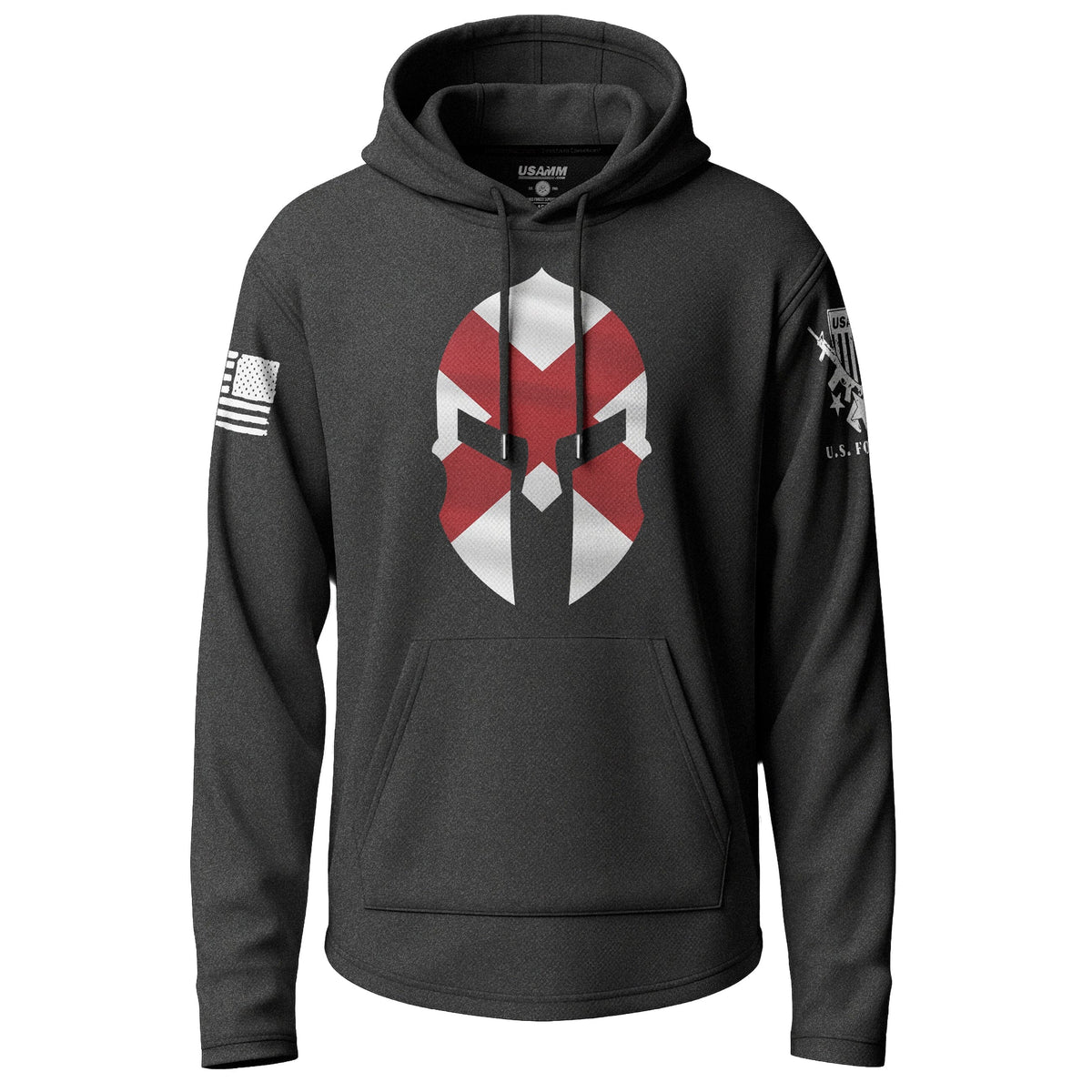 Alabama State Flag Spartan Lightweight Hoodie Lightweight Hoodie 90025-S-BK-THIN