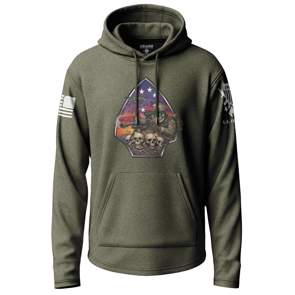 Arrowhead Marsoc Navy Lightweight Hoodie Lightweight Hoodie 90045-S-MG-THIN