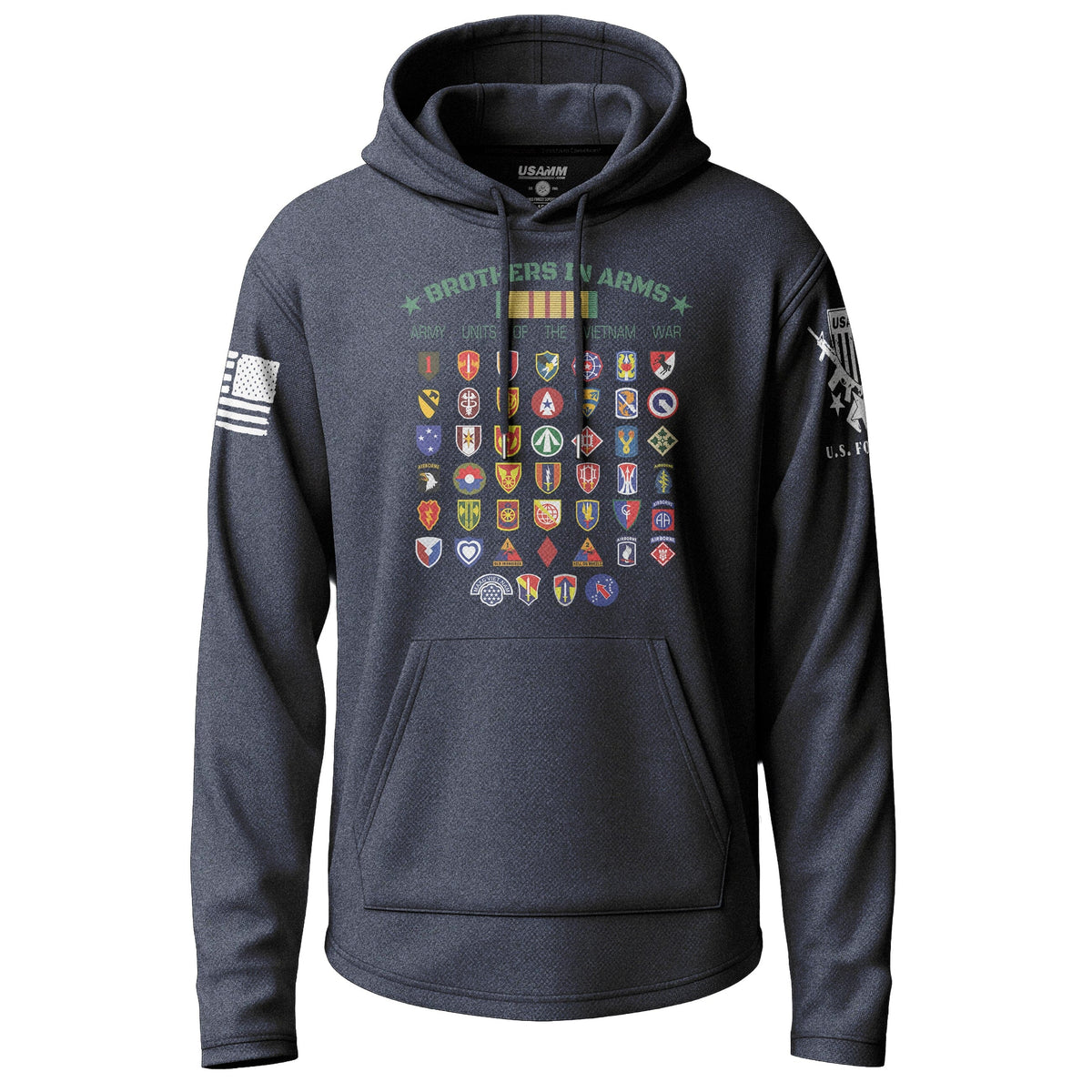 Army Combat Infantryman Graphic Lightweight Hoodie Lightweight Hoodie 90118-S-NAVY-THIN