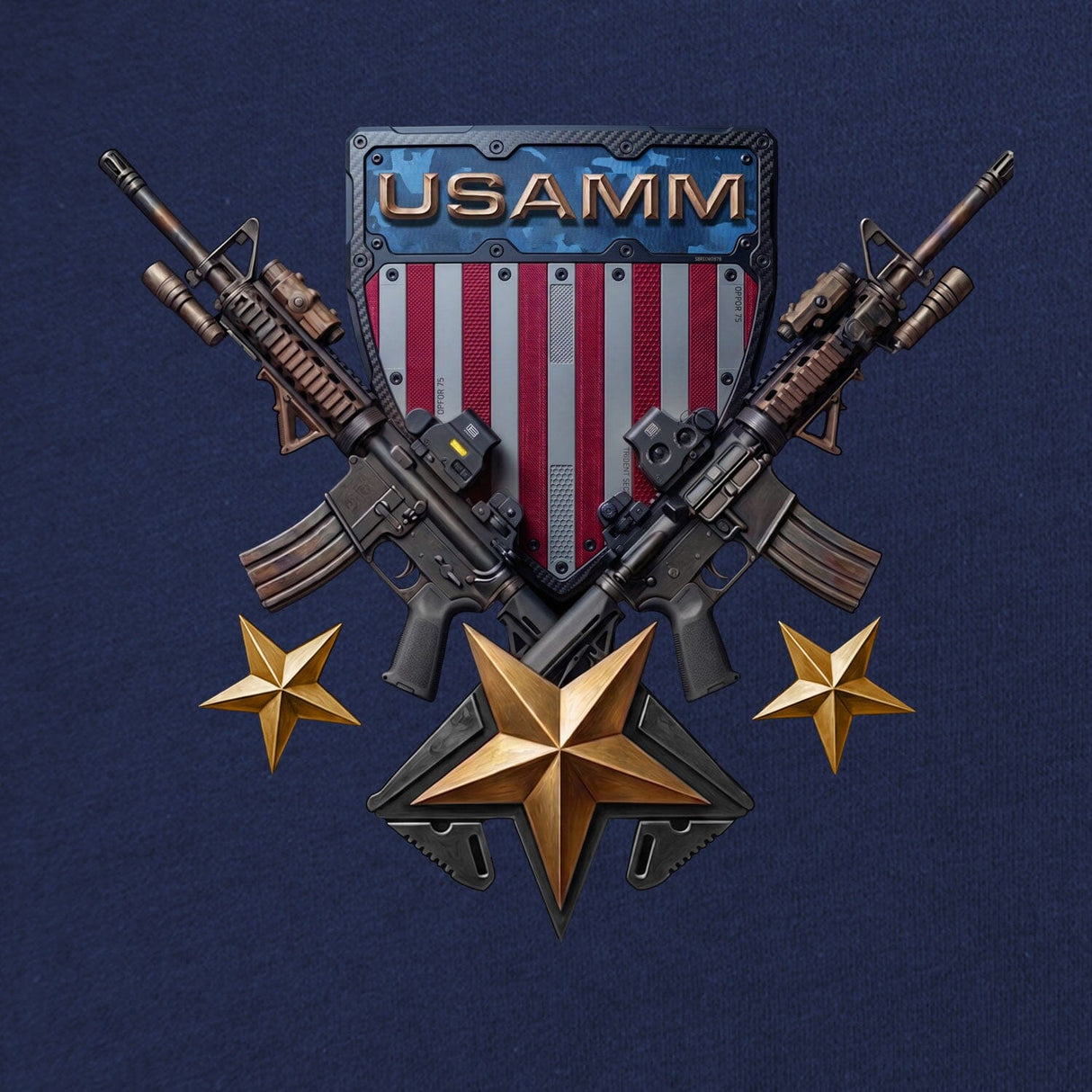 USAMM Tactical Shield T-Shirt Shirts