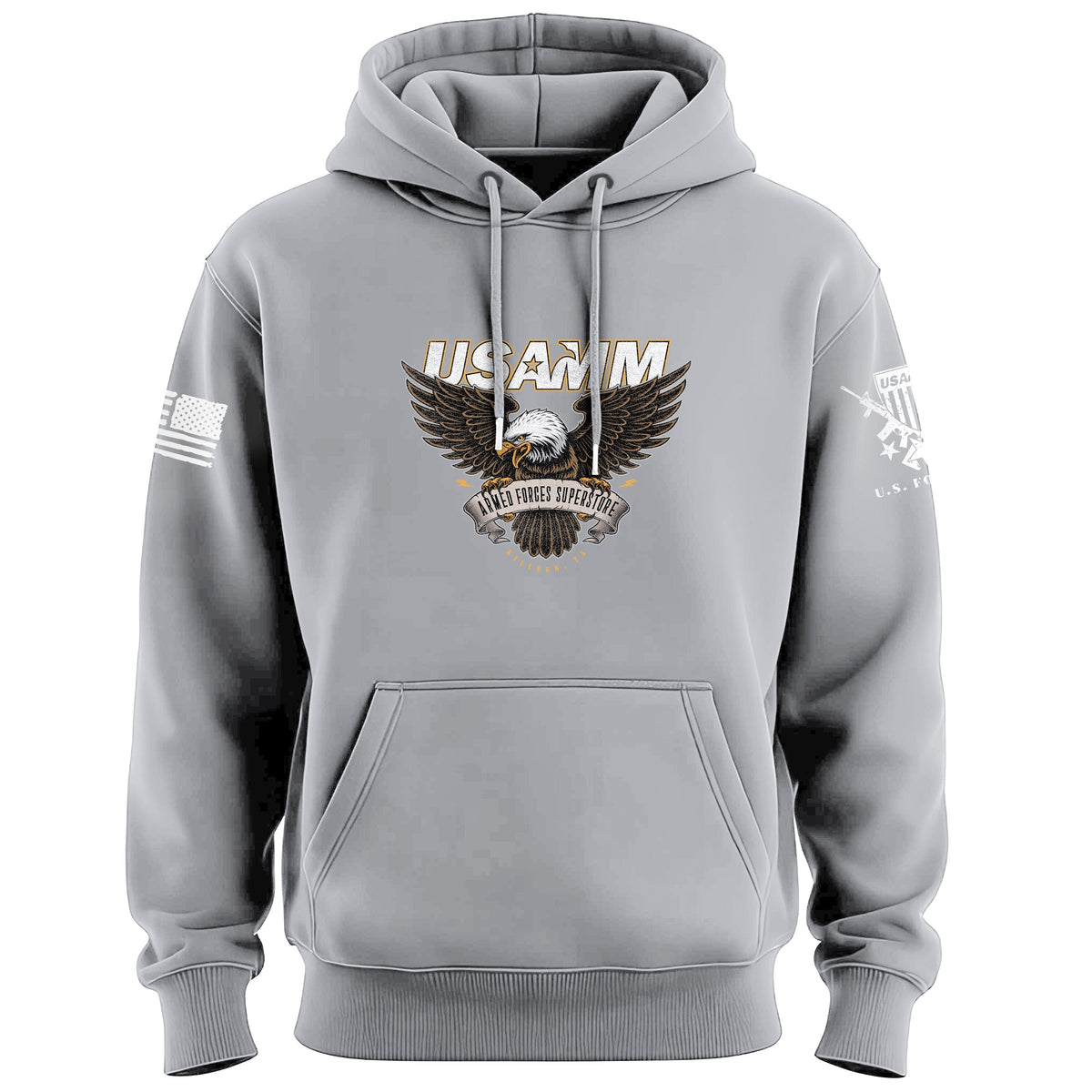 USAMM Eagle Biker Style Hoodie Hoodies 100377-S-HG