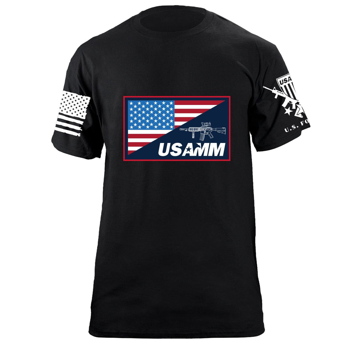 USAMM Flag T-Shirt Shirts 87408-S-BK