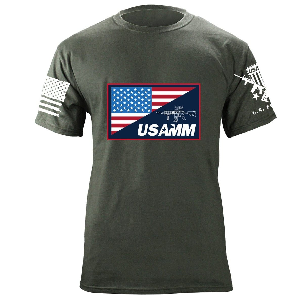 USAMM Flag T-Shirt Shirts 87408-S-MG