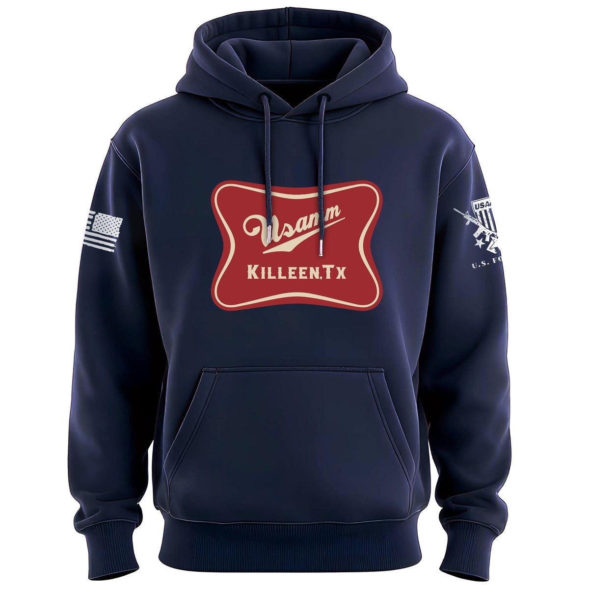 USAMM Lite Beer Hoodie Hoodies 100381-S-NAVY