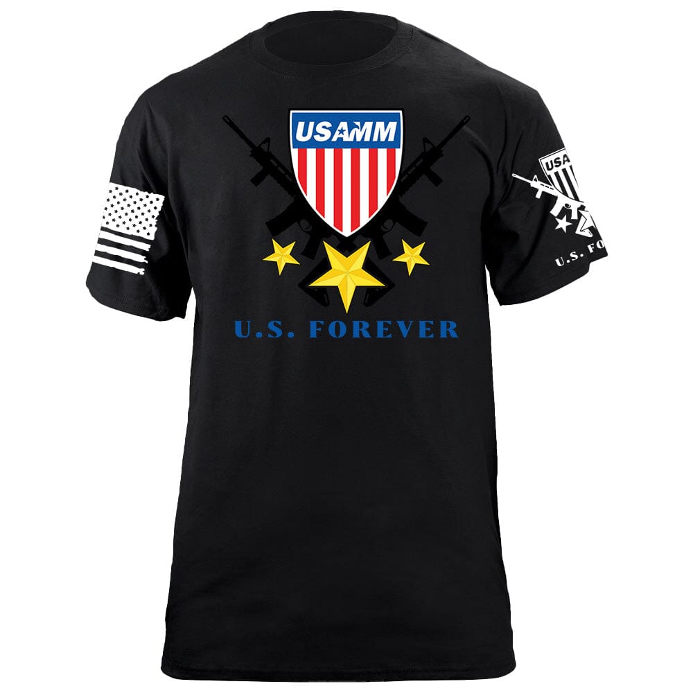 USAMM SHIELD COLORS T-Shirt Shirts 87113-S-BK