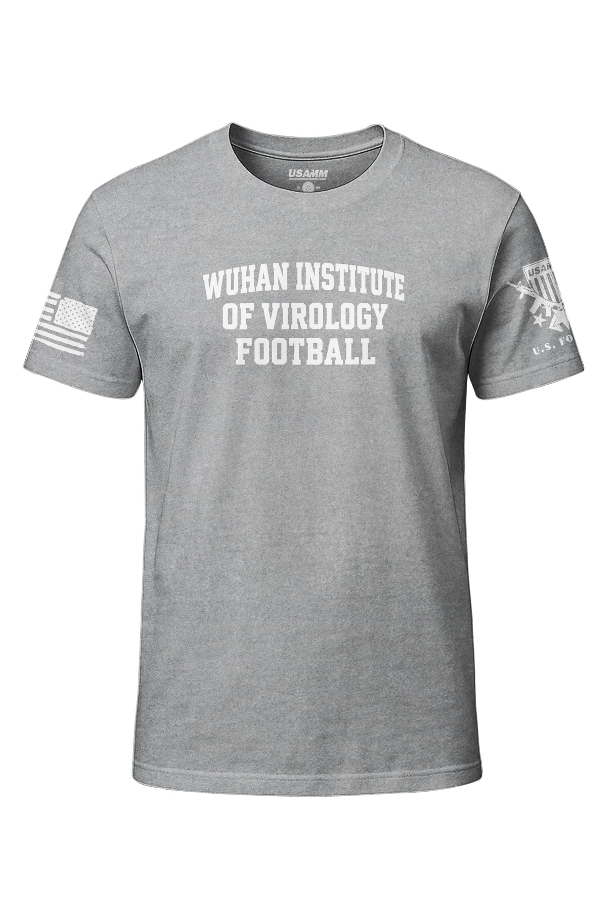 Wuhan Institute of Virology Football Graphic T-Shirt
