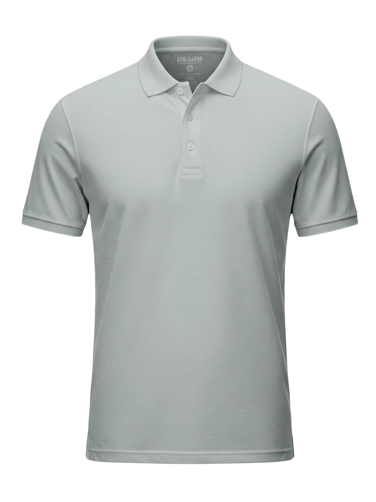 Blank Grey USAMM Polo Shirts