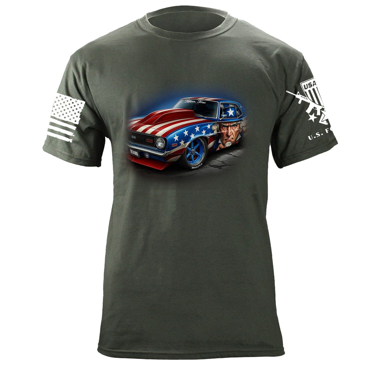 Uncle Sam Camaro T-Shirt Shirts 87459-S-MG