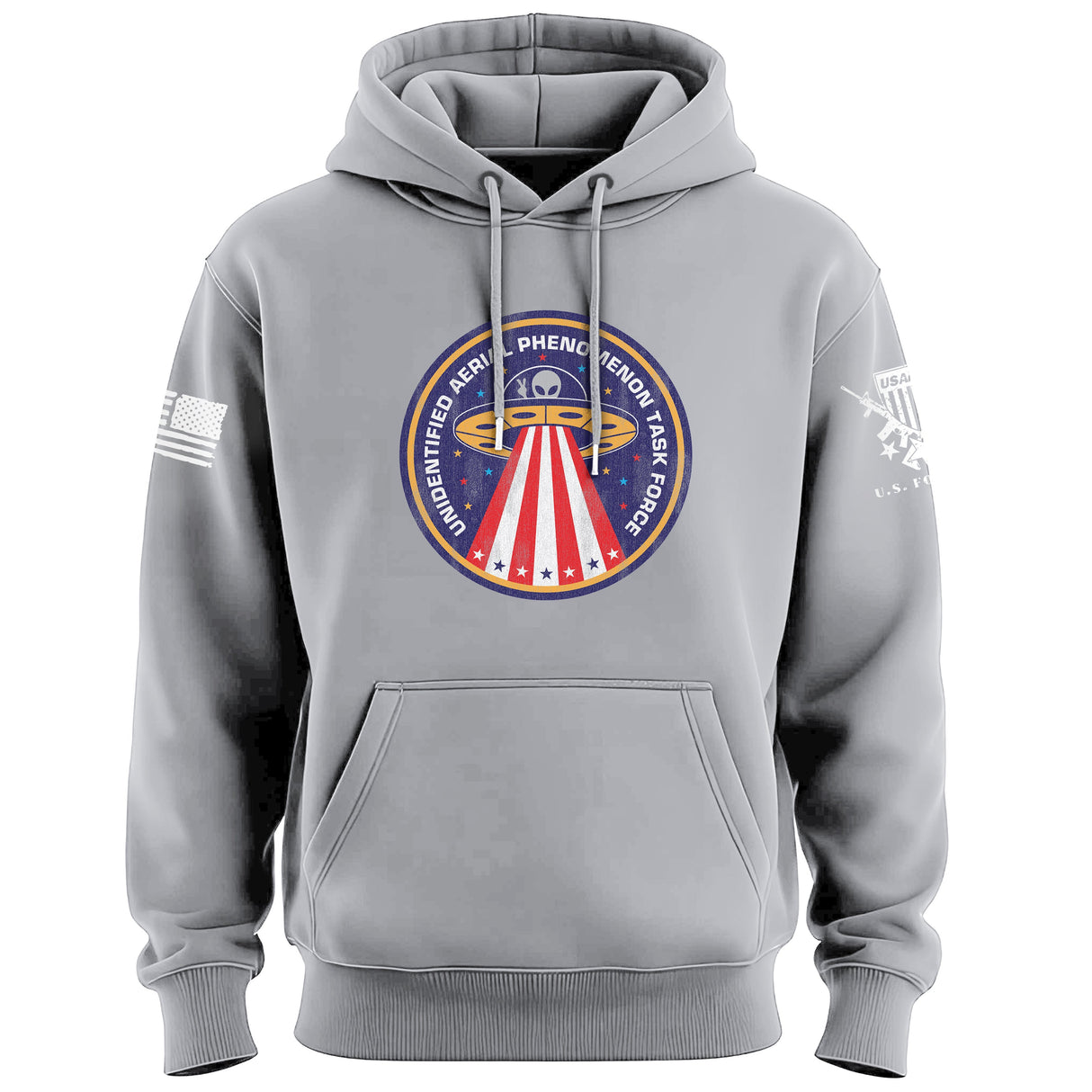 Unidentified Aerial Phenomenon Task Force Circle Graphic Hoodie