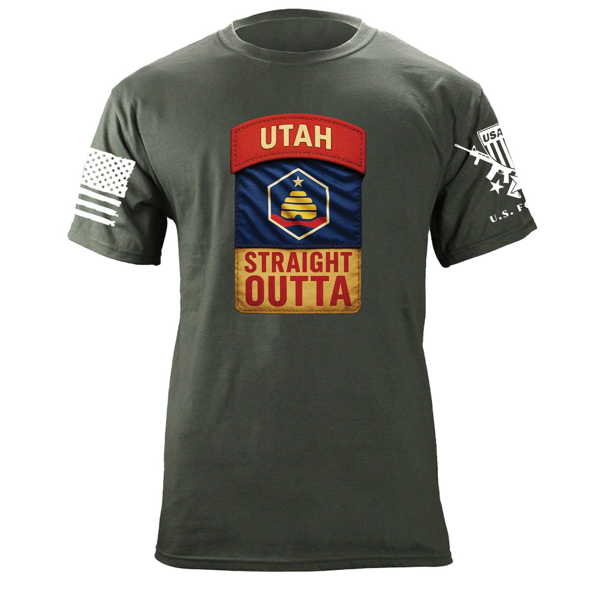 State Tab Shirt: Utah Shirts 86422-S-MG