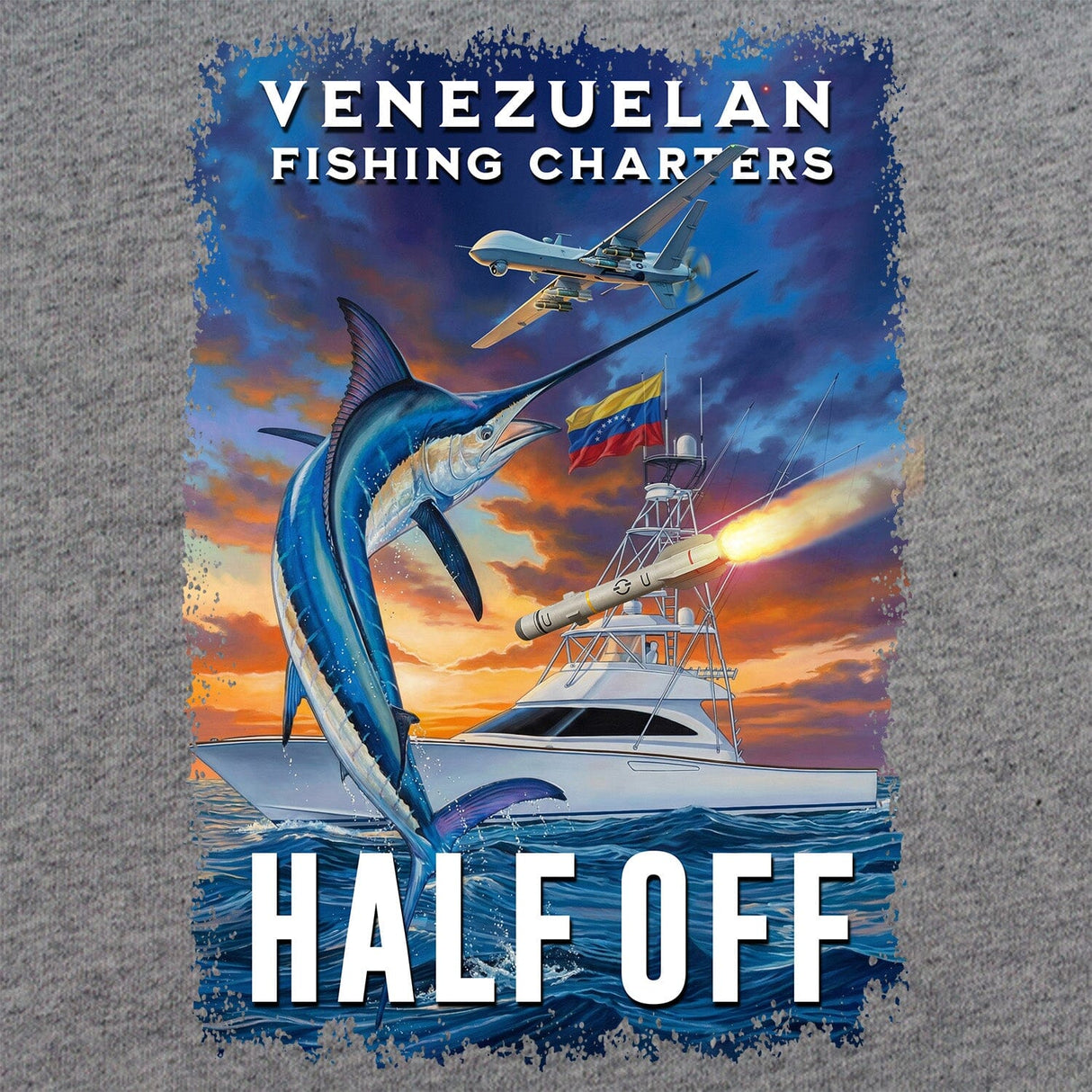Fishing Charters Half Off T-Shirt (variant) Shirts