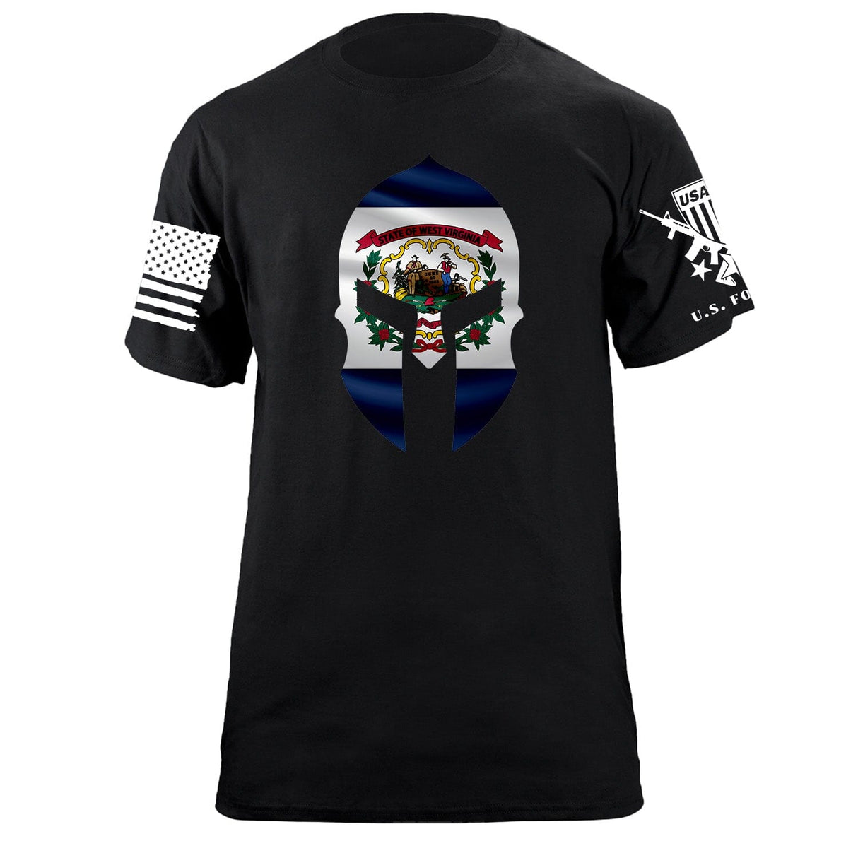 West Virginia Spartan T-Shirt Shirts 88011-S-BK