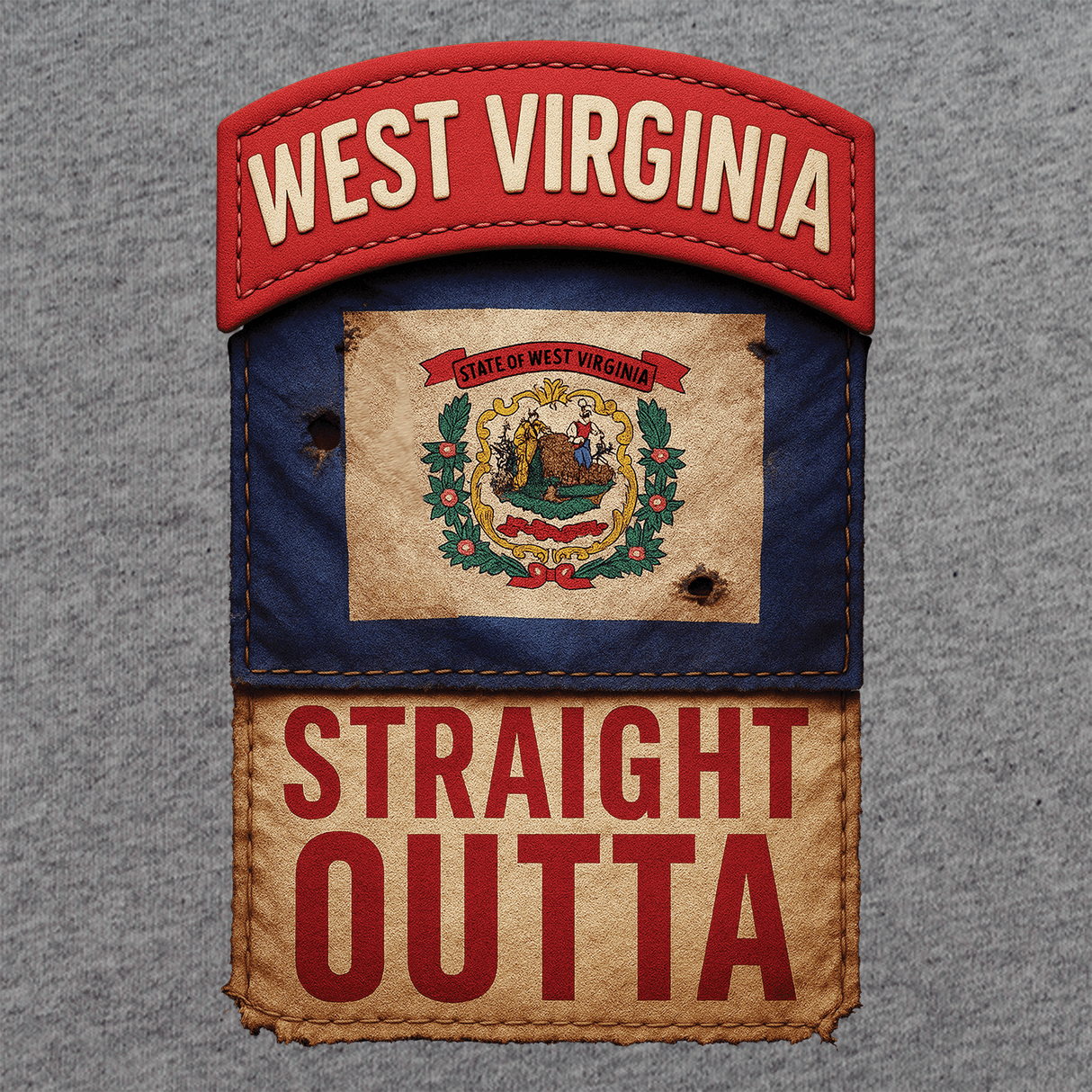 State Tab Shirt: West Virginia Shirts