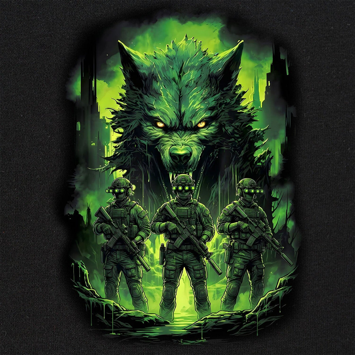 Wolf Night Vision T-Shirt Shirts