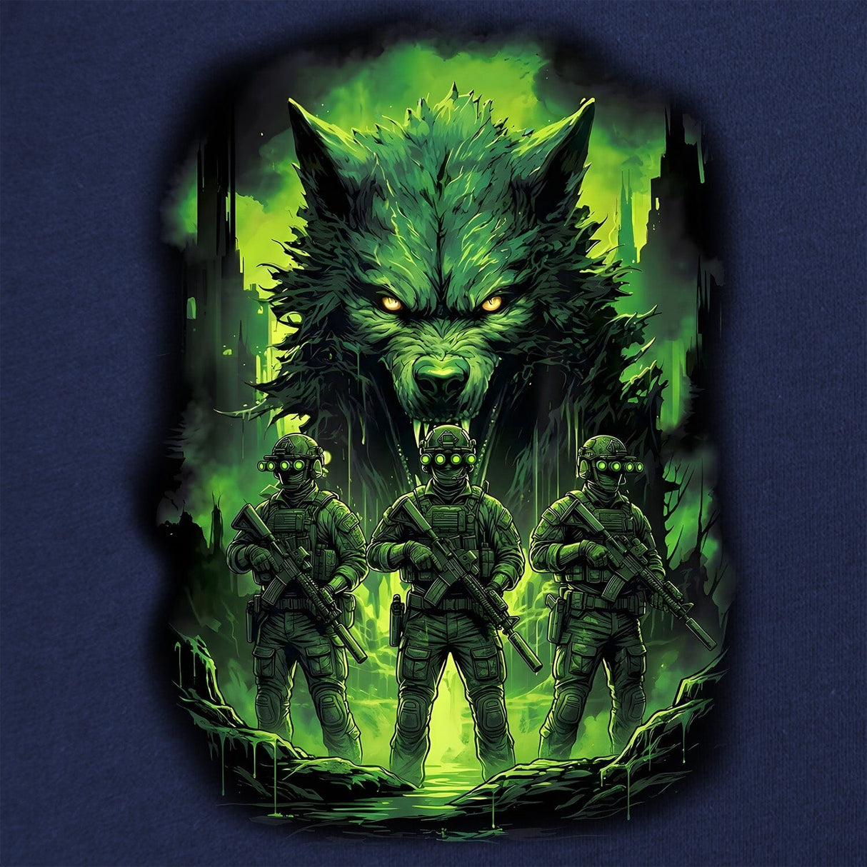 Wolf Night Vision T-Shirt Shirts
