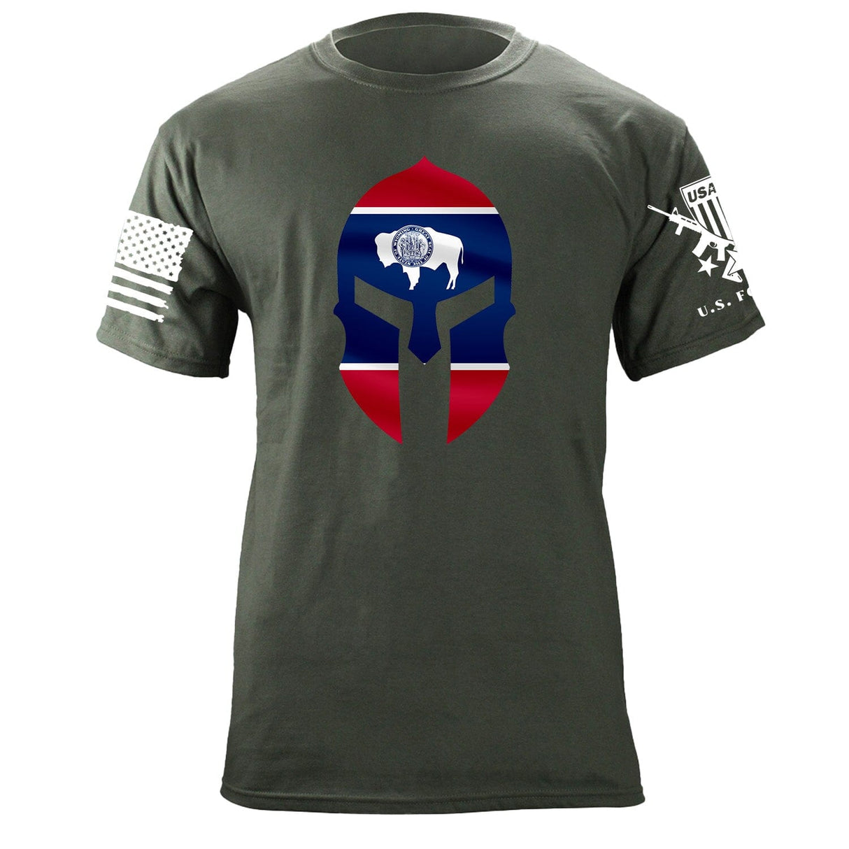 Wyoming Spartan T-Shirt Shirts 88013-S-MG