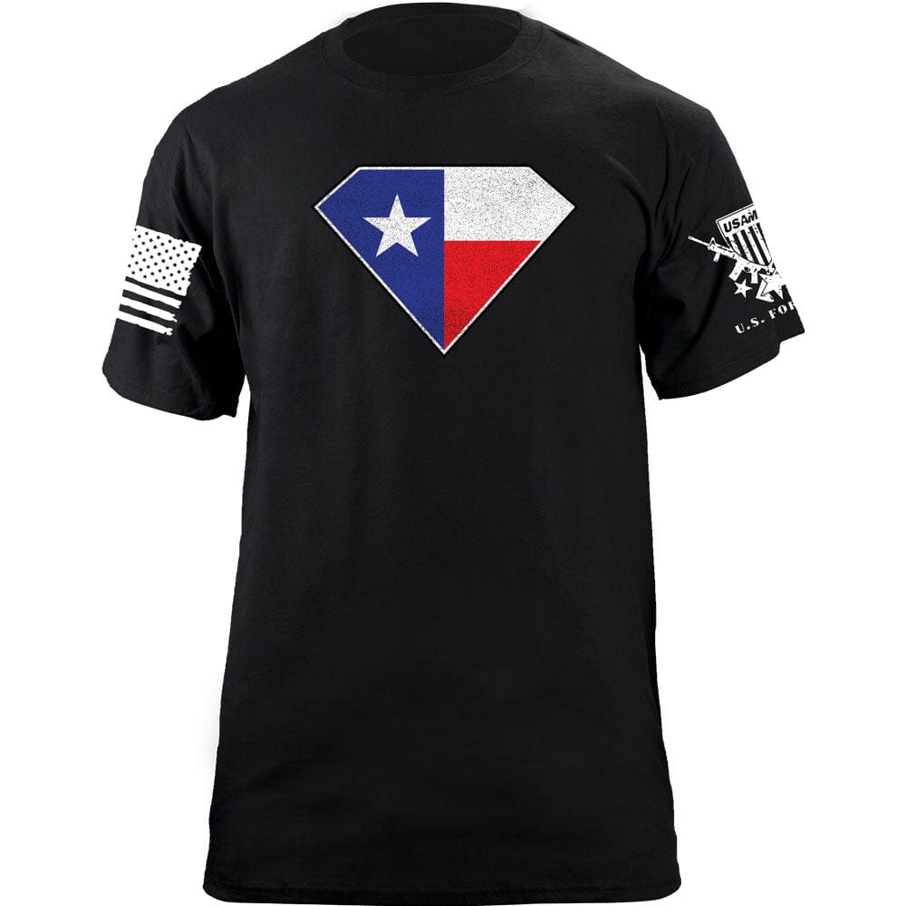 Super Patriot Texas Flag T-Shirt Shirts YFS.5.005.1.BKT.1