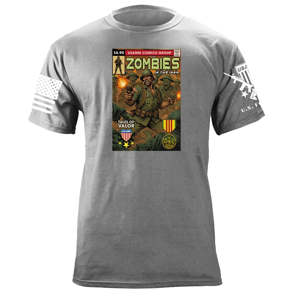 Vintage Zombies in the Nam Comic T-Shirt Shirts 86354-S-HG
