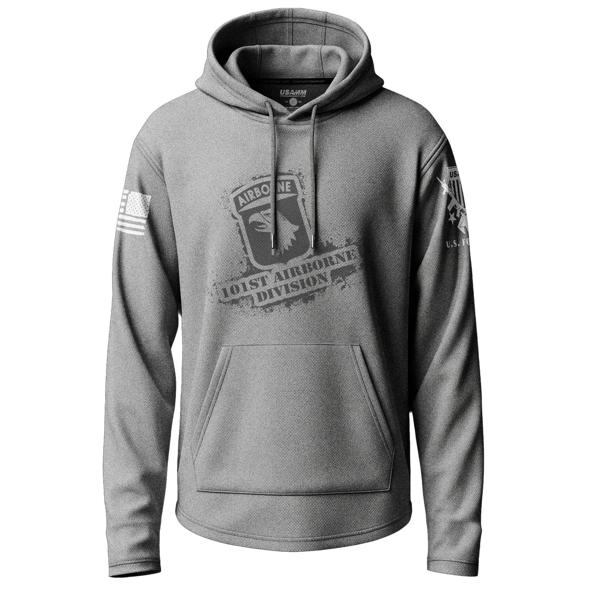 101st Airborne Division Graphic Stencil Lightweight Hoodie Lightweight Hoodie 90140-S-HG-THIN