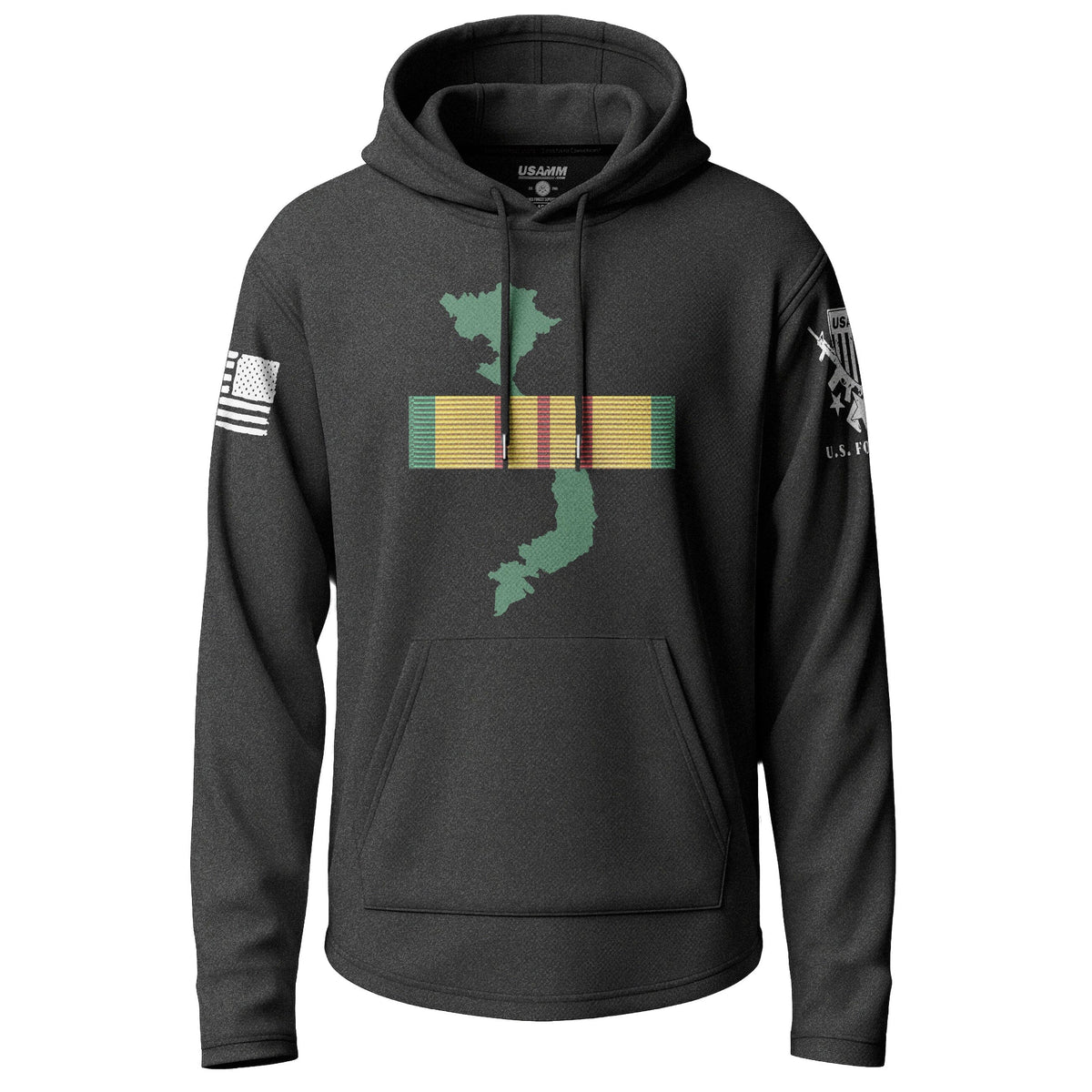 Army Brothers in Arms Vietnam 2 Lightweight Hoodie Lightweight Hoodie 90119-S-BK-THIN