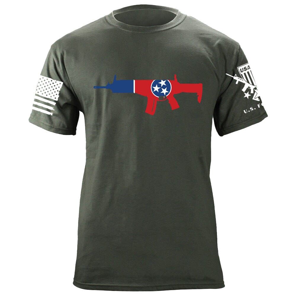 ARX160 Tennessee Flag T-Shirt Shirts 87092-3XL-MG