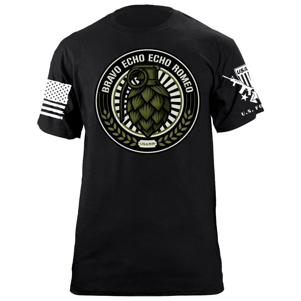 Bravo Echo Echo Romeo BEER T-Shirt Shirts 86372-S-BK