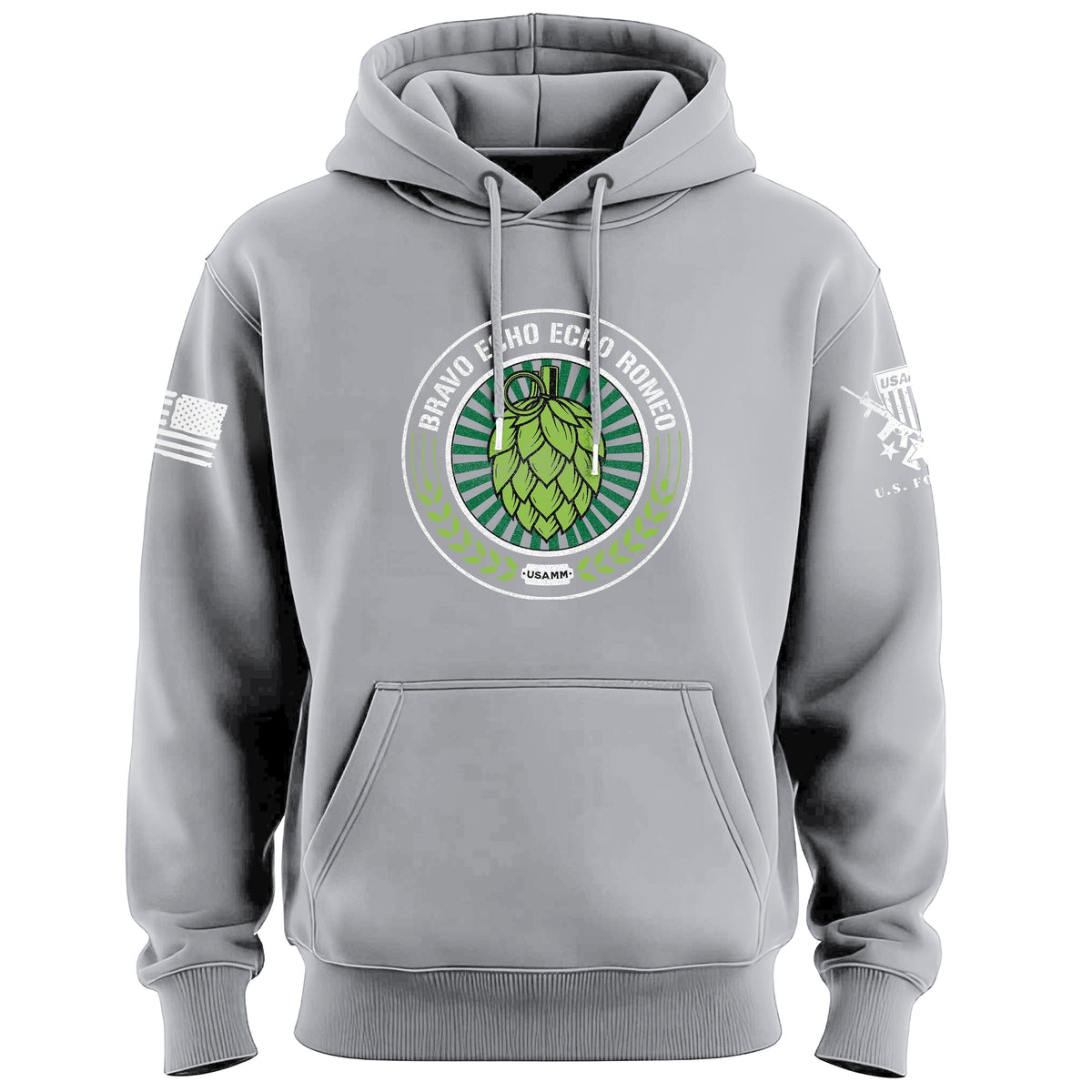 Bravo Echo Echo Romeo Grenade Hoodie Hoodies