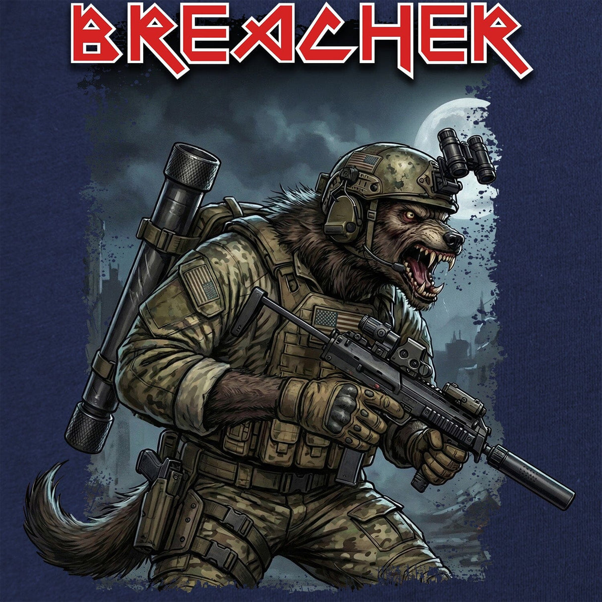 Werewolf Breacher T-Shirt Shirts